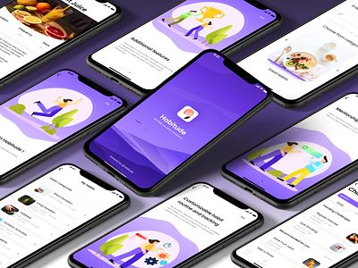 Habit Tracker - iOS app UI design | App UI / UX