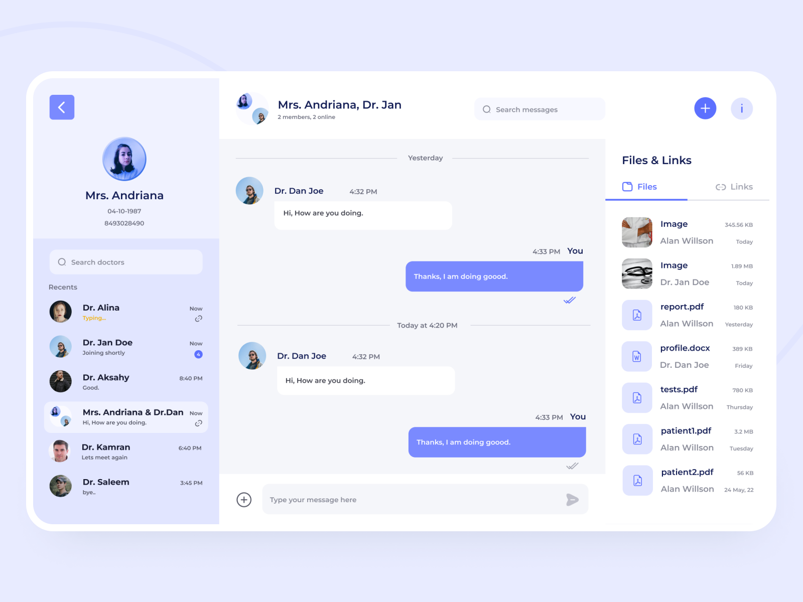 Cortico Chat Dashboard by Aamir Mustafa on Dribbble