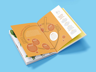 Teen Kitchen Takeover Cookbook illustration layout publication