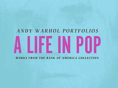 A Life in Pop branding design exhibition design illustration logo