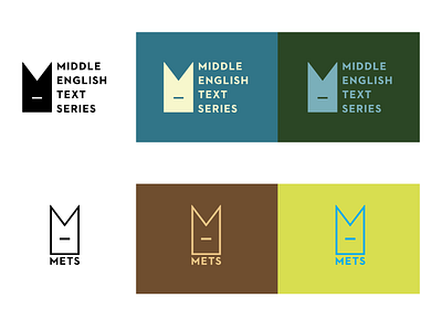 METS concept logo II branding design illustration vector
