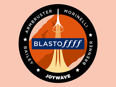 Joywave - Blastoffff design illustration single art