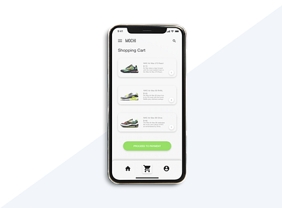 Shopping Cart adobexd app branding dailyui design illustration ios mobile ui web