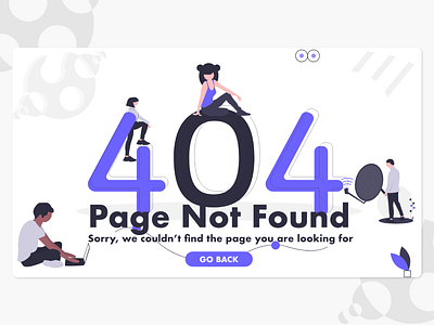 404 Error Page Design - #008 008 adobexd dailyui design illustration ui web