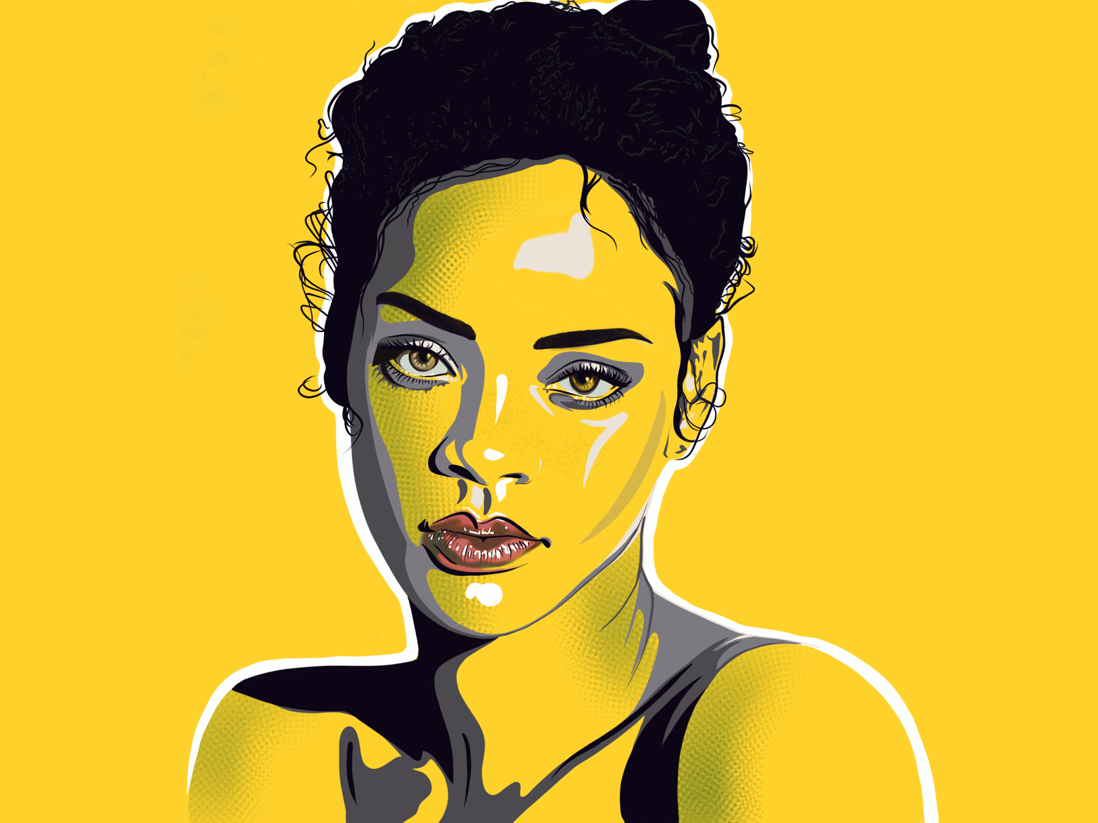 Rihanna by Munmun Goswami on Dribbble