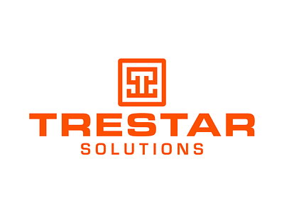 Trestar Solutions branding design graphic design icon logo logotype mark t logo
