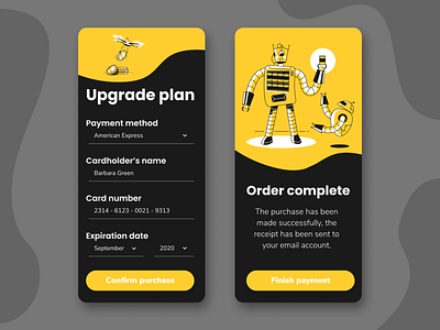 UI Challenge #002 - Credit Card Checkout app app design clean concept dailyui illustration ui ux vector web website