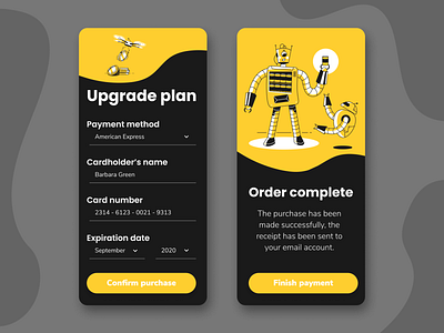 UI Challenge #002 - Credit Card Checkout