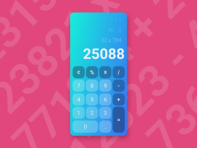 UI Challenge  #004  - Calculator