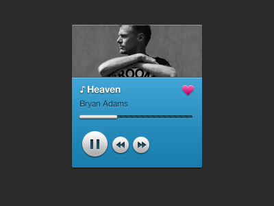 Music Player buttons music player ui widget