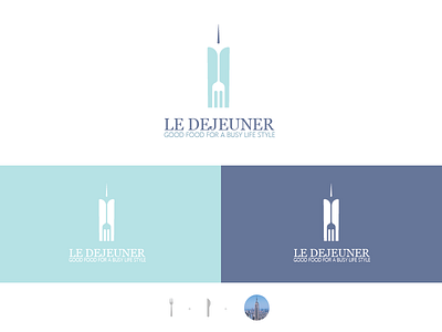 Le Dejeuner branding building invest logo money monogram nyc restaurent