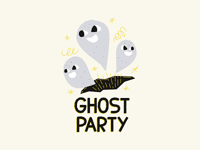 ✶ Halloween ✶ art drawing ghost graphics halloween hand drawn happy horror illustration lettering party spooky