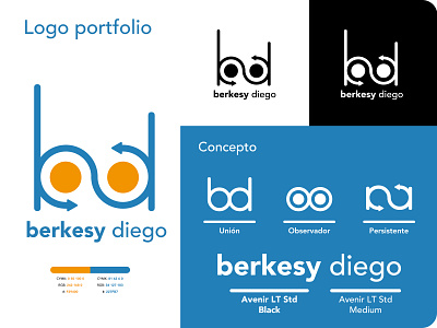 Logo presentación Diego Berkesy argentina brand design branding design icon identity illustration logo mark minimal vector