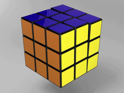 Cubo Rubik / Rubik cube 3d 3ds max animation cube rubik