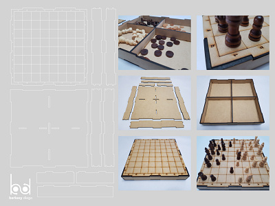 Ajedrez corte laser /Chess Laser cut ajedrez argentina chess corte laser design illustration laser cut rdsworks v8