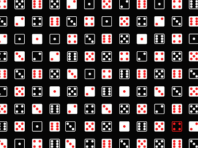 Dados con fondo negro /Dice with black background adobe illustrator argentina background black black white dice illustration red wallpaper