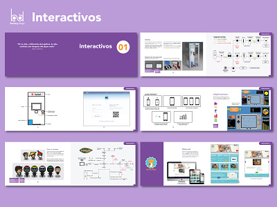 (1/4) Sección interactivos/ Interactives section