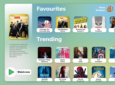 Streaming Service app design graphic design hulu movie movies netflix season seasons show shows streaming ui ux