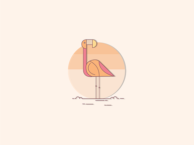 The Bird art vector bird bird illustration graphic graphic style icon illustration logo tower tropical ui ux