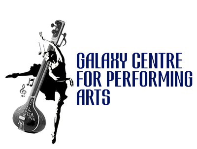 Galaxy center for performing arts branding logo vector