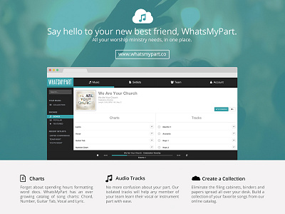 WhatsMyPart - Arc ad charts church collection music music ministry tracks worship