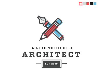 Nationbuilder Architect architect design design tools designer tools illustration pen pencil shirt tee tee shirt tools