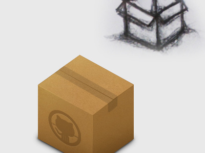 Github Box box box icon design github icon icon design illustration