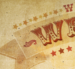 Vintage Circus Banner design grunge retro vintage