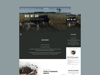 Ag America Who We Are Page ui ux web webdesign website wordpress