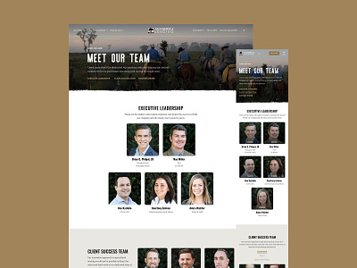 Ag America Team Page ui ux web webdesign website wordpress