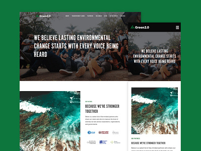 Green 2.0 Homepage