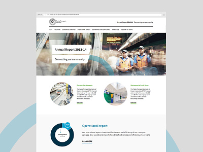 Web annual report annual report web web design website