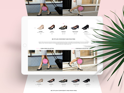 eCommerce website design branding ecommerce fashion feminine pink responsive responsivedesign shoes website websitedesign
