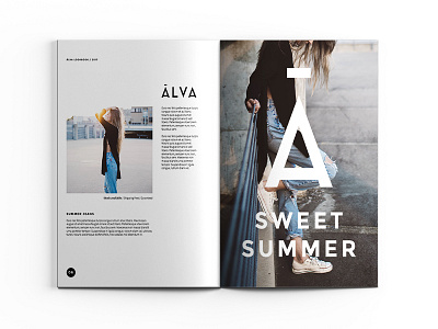 Brochure design branding brochure design logo print scandinavian simplistic spread swedish
