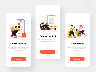 Onboarding app app design application concept e commerce app mobile app mobile design mobile ui onboarding onboarding screen onboarding ui