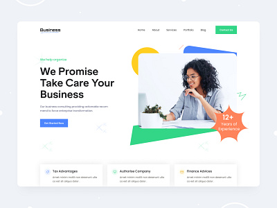 Business Agency Landing page