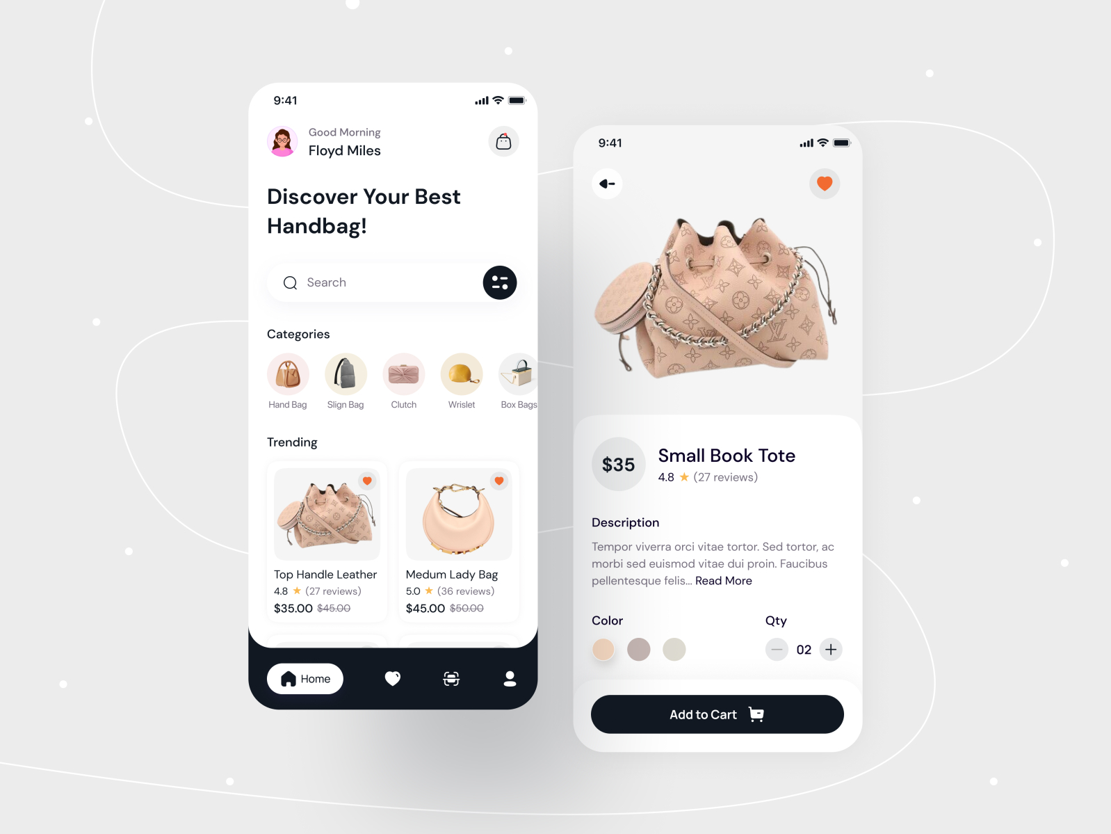 Ecommerce | Bag store | Mobile app by Ibne Riead on Dribbble