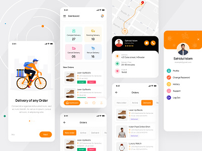 Delivery Boy App |  Mobile App Design