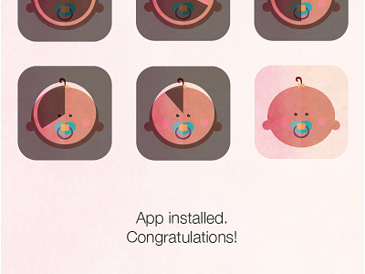 Baby app baby birth colour girl installed