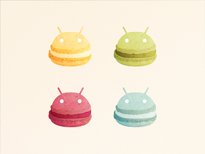 Android Macaron android app bot colour conference google io macaron sweets texture