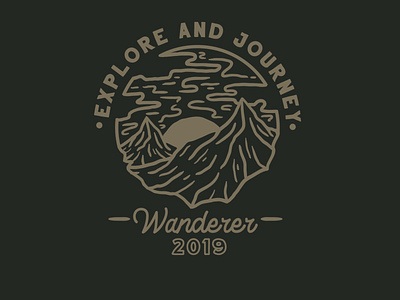 Wanderer artforsale brand design brand identity branding branding design clothing brand clothing design clothingdesign design designforsale illustration logo merch merchandise vector vintage vintagelogo