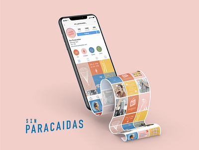 Sin Paracaidas | Radio Show branding illustration logo social media