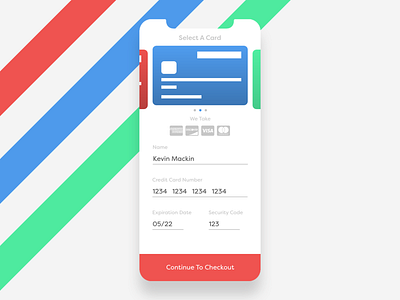 Daily UI: 002 Checkout app appdesign daily ui dailyui dailyui002 design ui uidesign ux