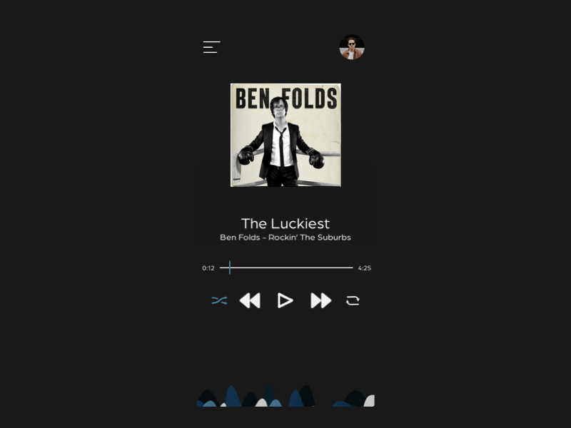 Daily UI: 009 Music Player