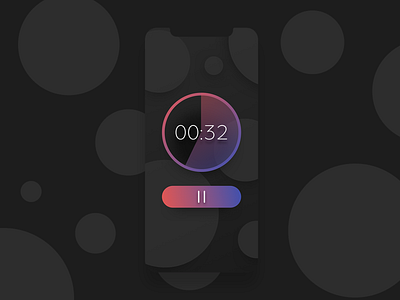 Daily UI: 014 Timer app appdesign dailyui design ui uidesign