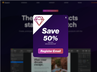 Daily UI: 016 Pop Up Message dailyui design ui uidesign ux web