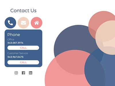 Daily UI: 028 Contact Us color colortheory dailyui design ui uidesign