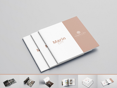 Marin City Duhok book branding catalog graphic design illustration logo ui