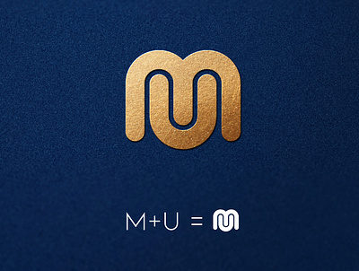 MU Logo Design adobe branding des design graphic design logo