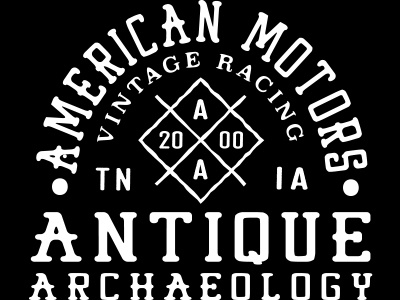 Antique Archaeology Patch antique archaeology lettering patch design